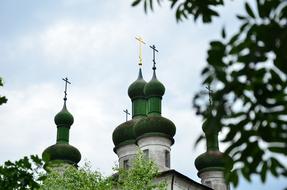 Architecture Religion Temple with green roof