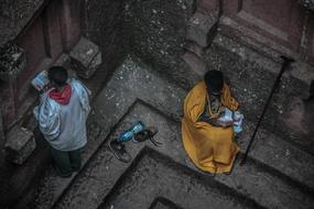 people pray in Church