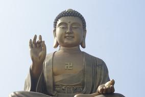 Big Buddha zen statue