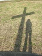 Shadow Cross Christian and person