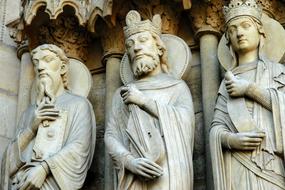 Paris Church statues