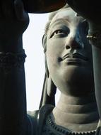 Guanyin Statue face