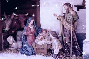 Crib Christmas Flu Wood