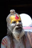 Nepal Holy Man face
