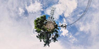 stereographic miniplaneta hostyll drawing
