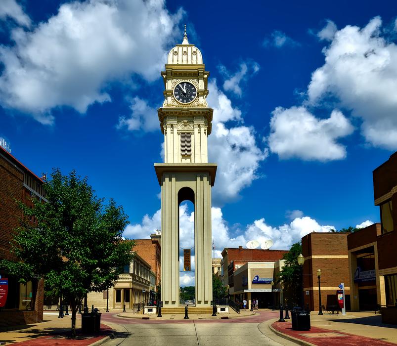 Dubuque Iowa Clock Tower