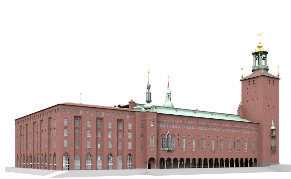 stadthus stockholm building render