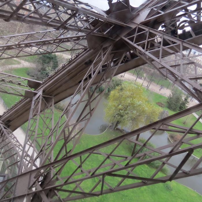 iron Eiffel Tower in Paris