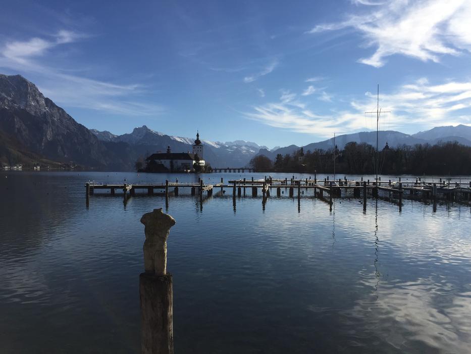 Lake Castle Alps