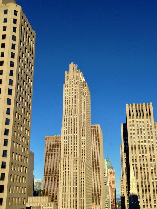 Blue Sky Ny City New York