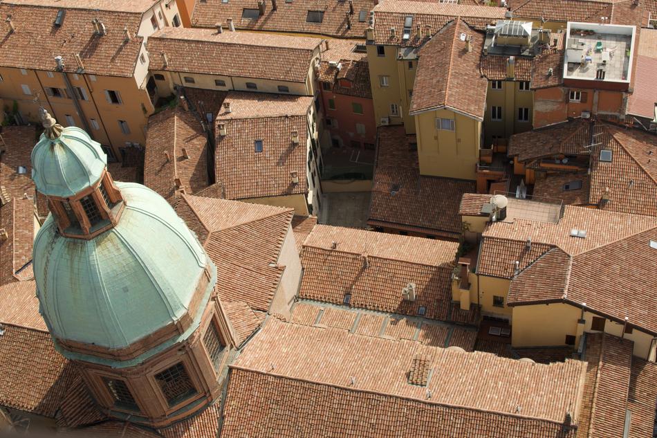 roof Tiles of Church in Italy