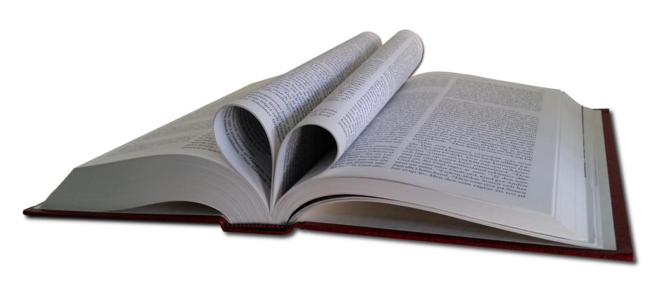 Bible pages in Heart shape