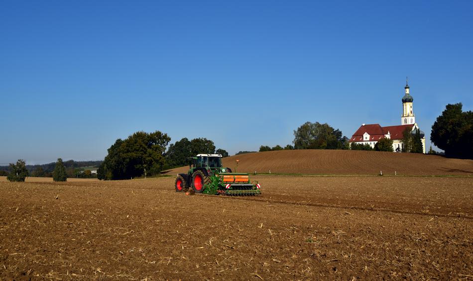 Church and Tractor