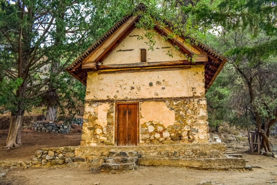 old little orthodox church in Cyprus