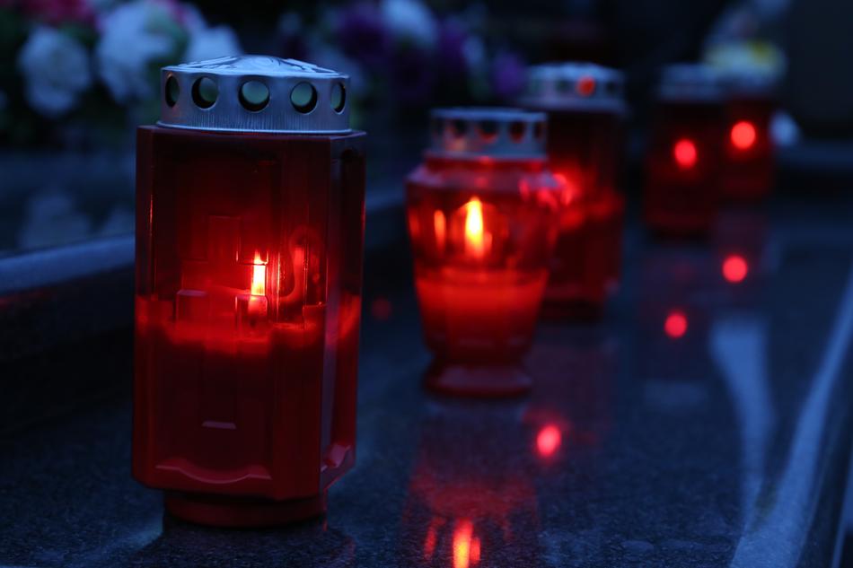 Saints Red Candles