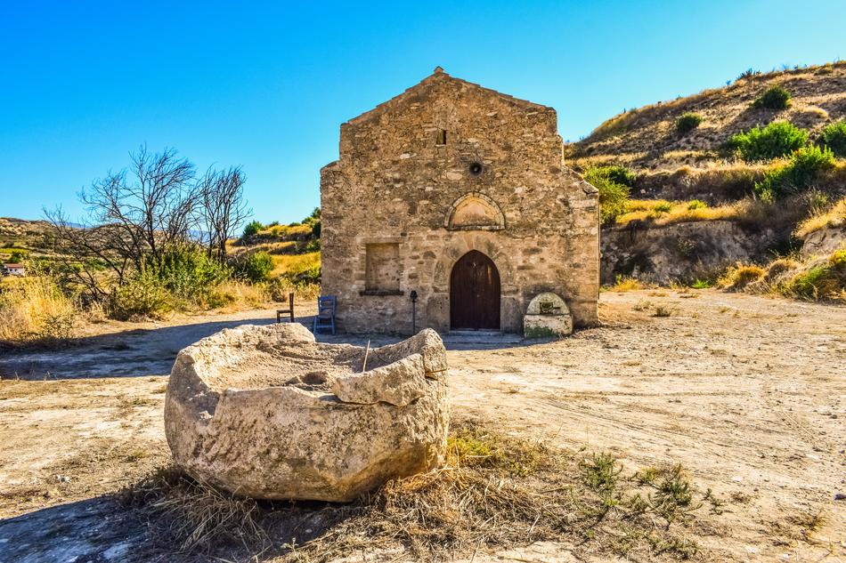 old chapel in Ayia Elissavet, Cyprus