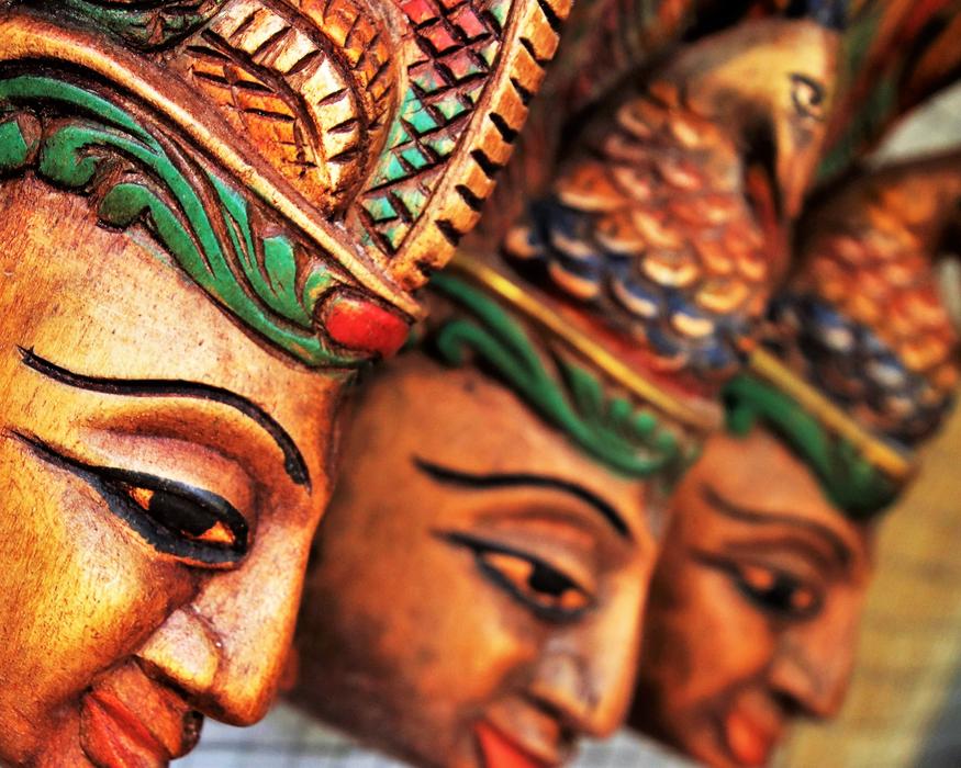 The wooden Art Of Culture People