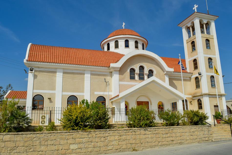 enchanting Architecture church, anafotida, cyprus