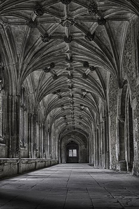 gothic vaults in the Chloisters
