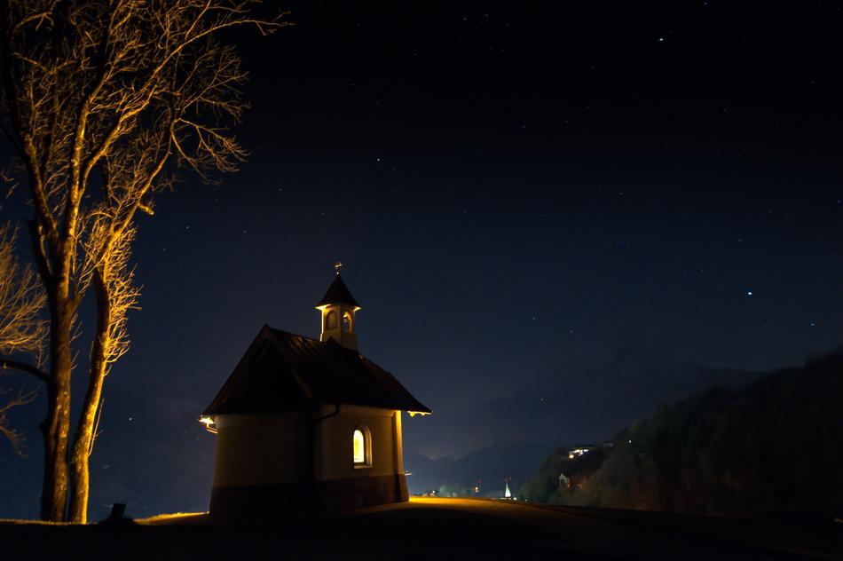 Chapel Night Dark