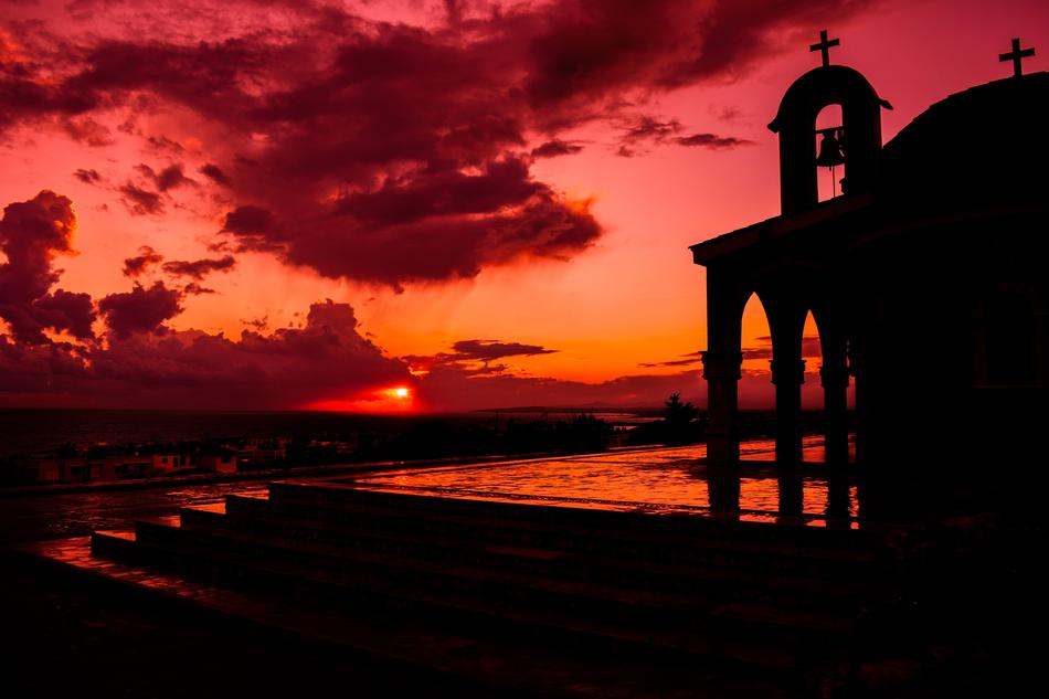 Church Architecture red