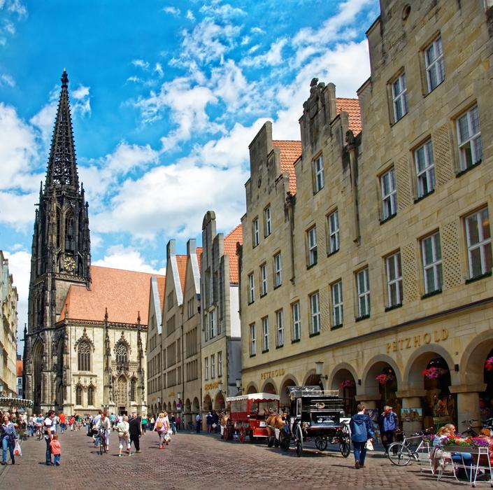 beautiful MÃ¼nster St Lamberti