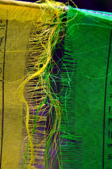 Zaszlo Prayer Flags green yellow