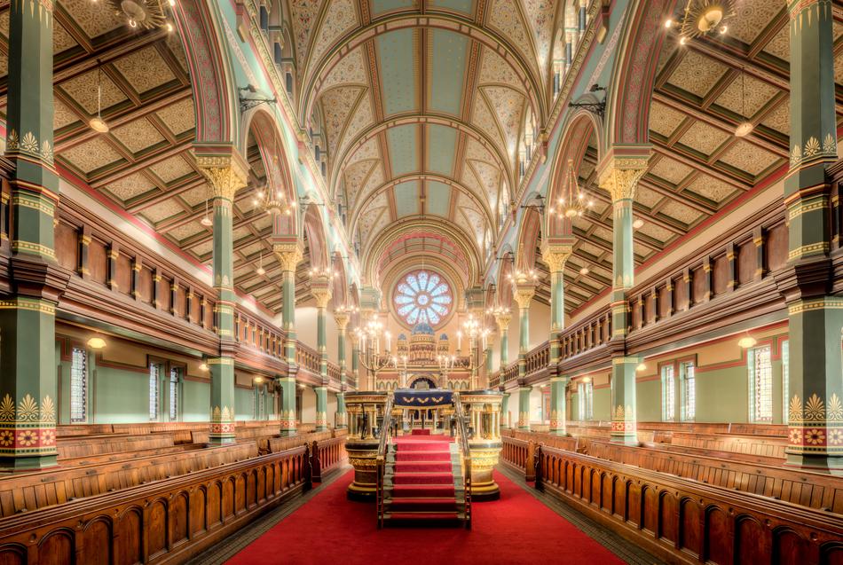interior of Princes Road Synagogue, uk, england, liverpool