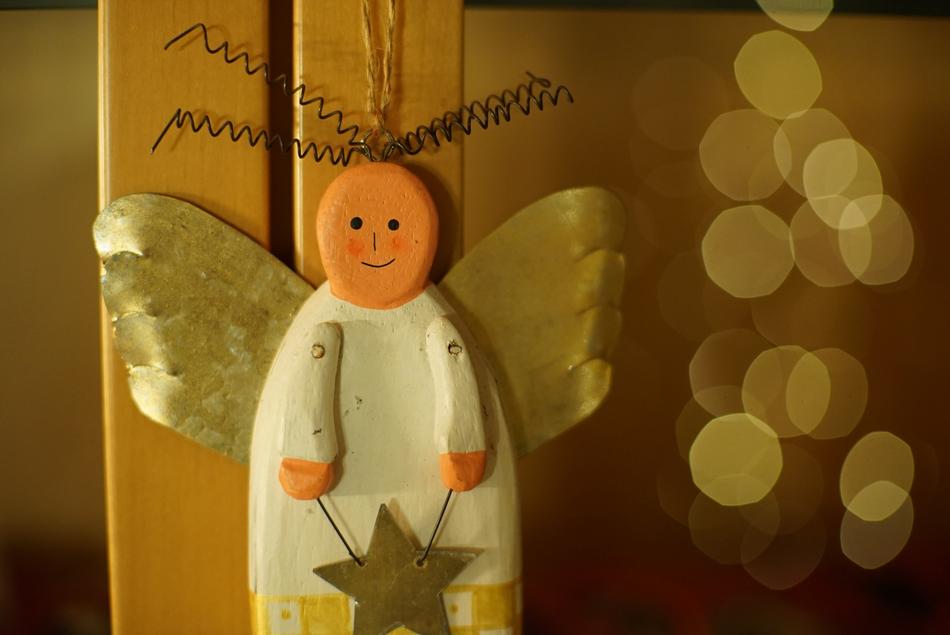 Christmas wooden angel