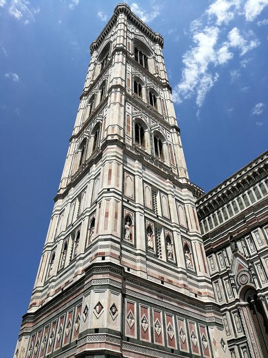 photo of the tower of the Cathedral of Santa Maria del Fiore