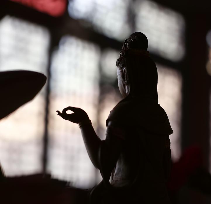 Manjushri Buddhism statue