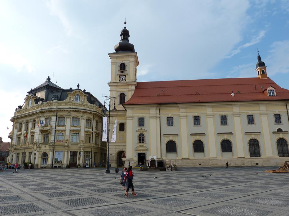 historic center of old town, Romania, Transylvania, Sibiu