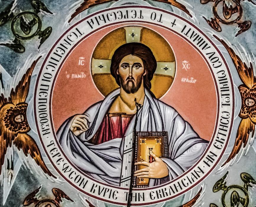 drawing of jesus christ angels