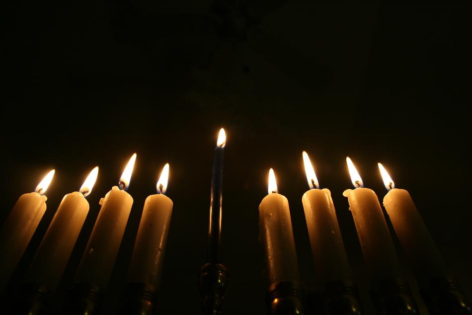 Hanukah Festival candle