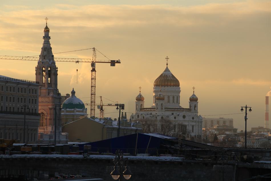 magnificent Moscow Sunset