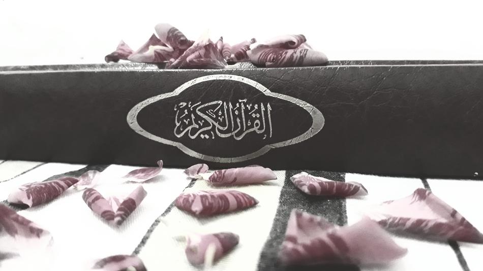 Quran and Flower