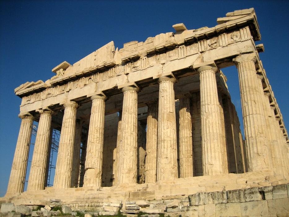 ruins Temple Parthenon
