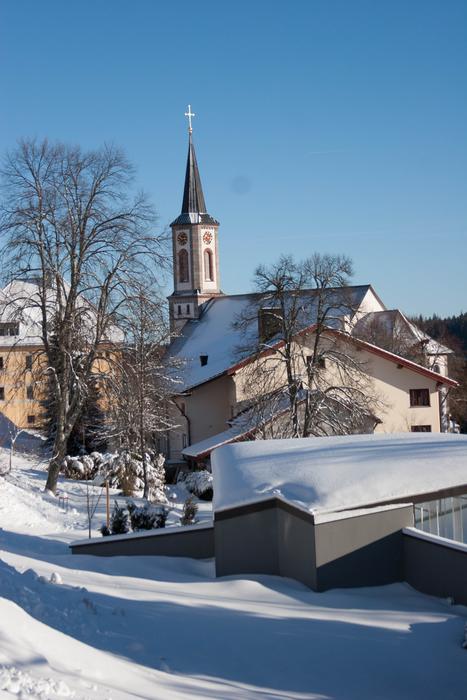 Church Building snow
