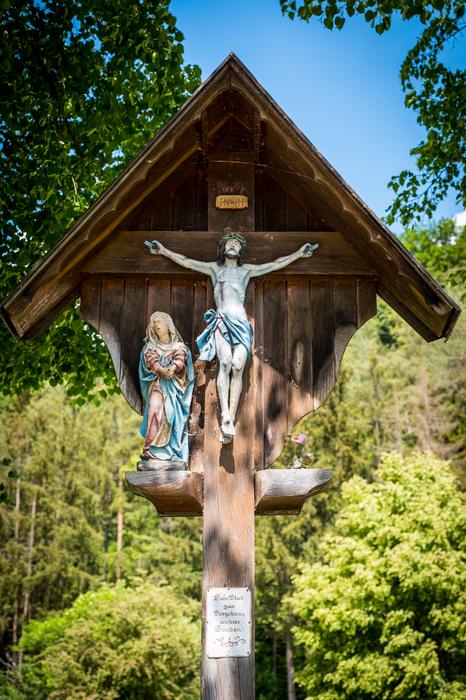 Cross Jesus Prayer wood