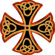 cross christian celtic drawing