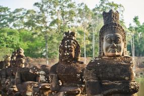 Sculpture God Buddhism stone