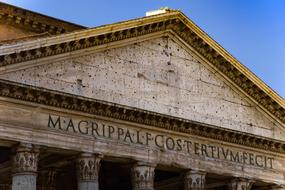 Pantheon Temple Antique roof