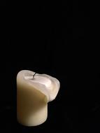 Candle Black ad White