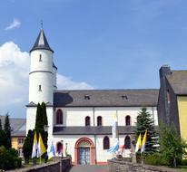 architecture monastery of steinfeld on a sunny day