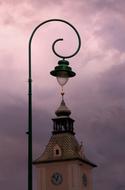 Lighthouse Building at pink cloudy sky