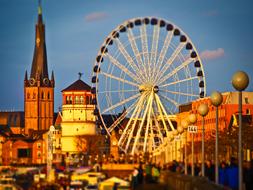 Skyline Rhine Promenade