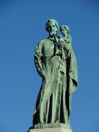 child and Jesus Statue