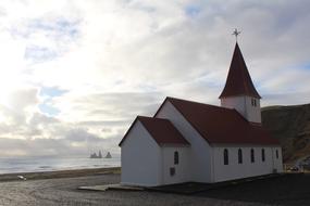 Iceland Church Chapel white