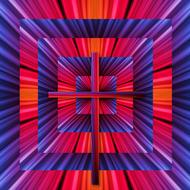 cross religion symbol red drawing