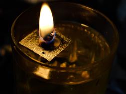 Flame Oil Candle